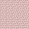 Drap Housse Rose Poudré à Motifs Fleurettes Vintage