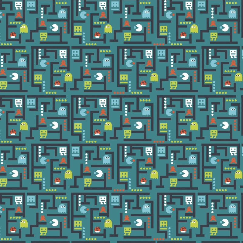 Drap Housse Enfant Motif Labyrinthe Rétro