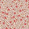 Drap Housse Fleurs Vintage Rose & Corail