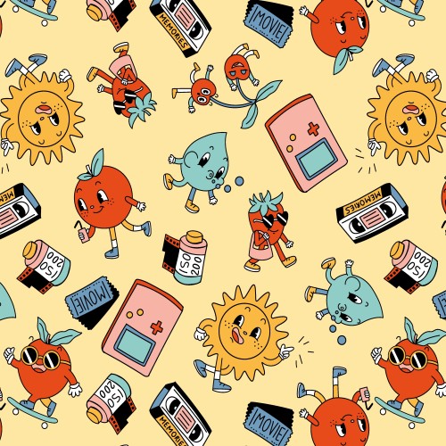 Drap Housse Enfant Fun Rétro Pop