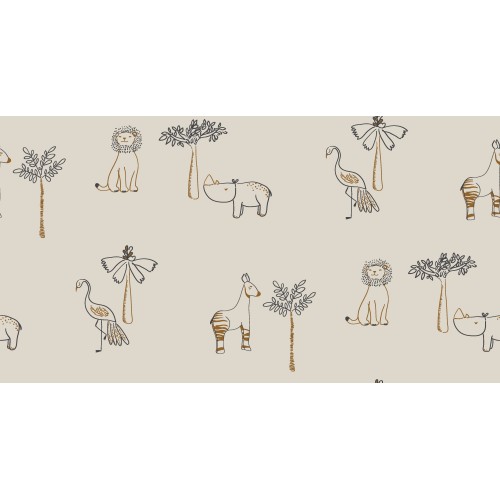 Drap Housse Safari Douceur – Motifs Animaux et Nature