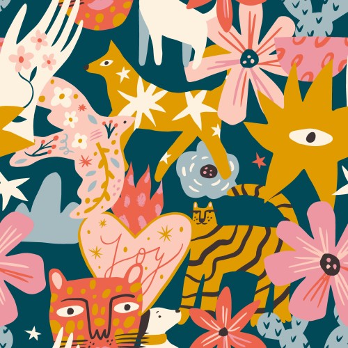 Drap Housse Fantaisie Joyeux Jungle