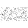 Drap Housse Alphabet Monstres – Édition Enfant Ludique